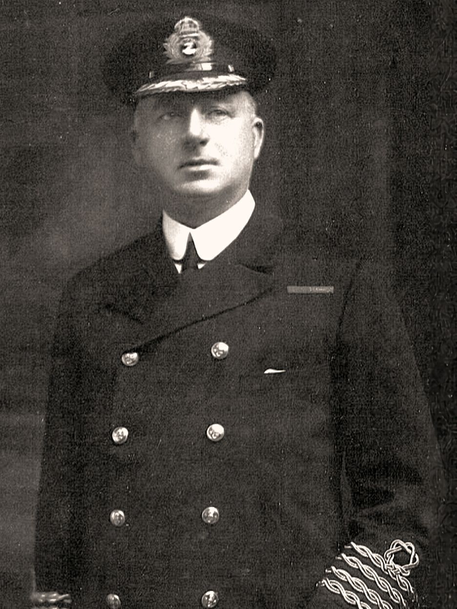 O capitão Charles Alfred Bartlett, comandante do Britannic na viagem final.